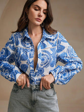 Anewsta Women's Anewsta Hollow-Out Embroidered Fabric Shirt With Floral Lace Hemline